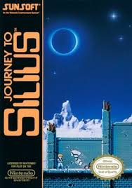 Journey to Silius NES cover art showing a futuristic soldier aiming a weapon.