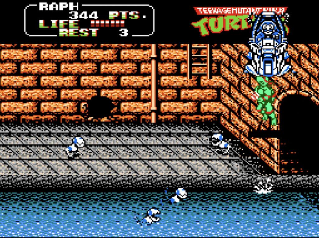 Fighting Baxter Stockman human form.