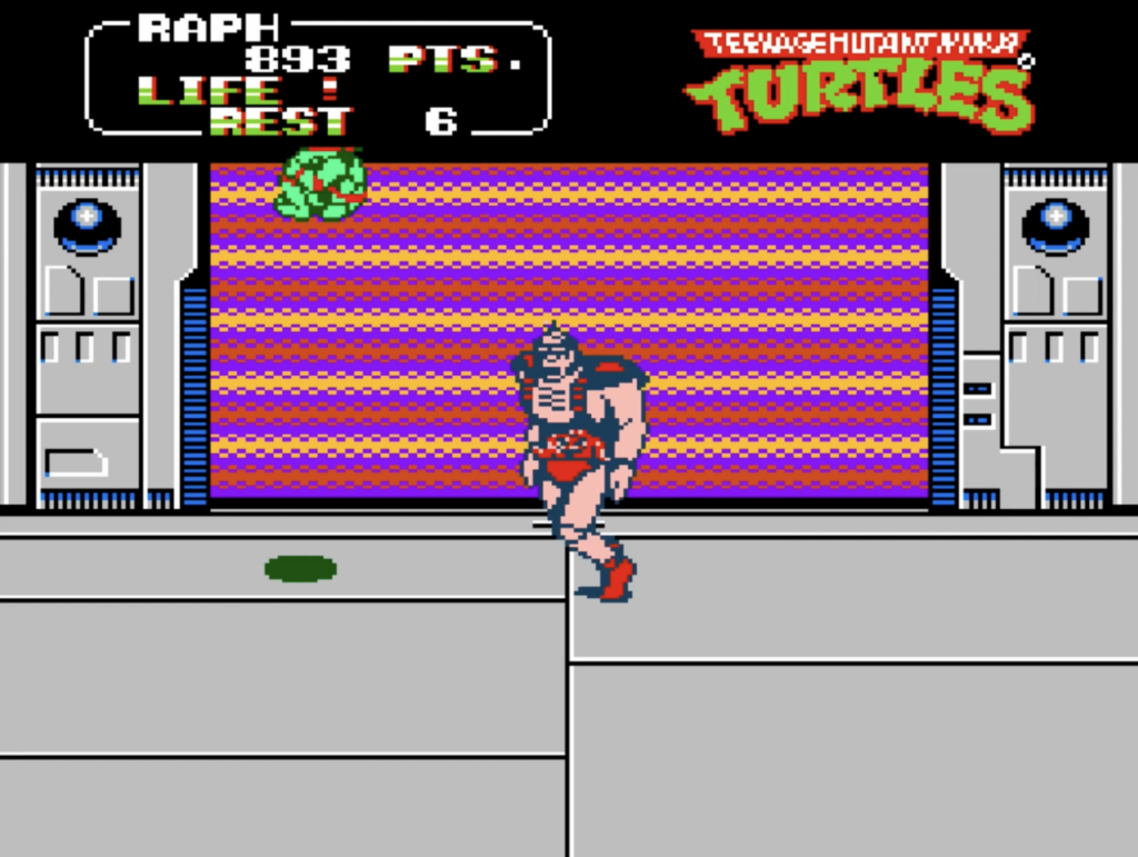 Krang TMNT boss fight.