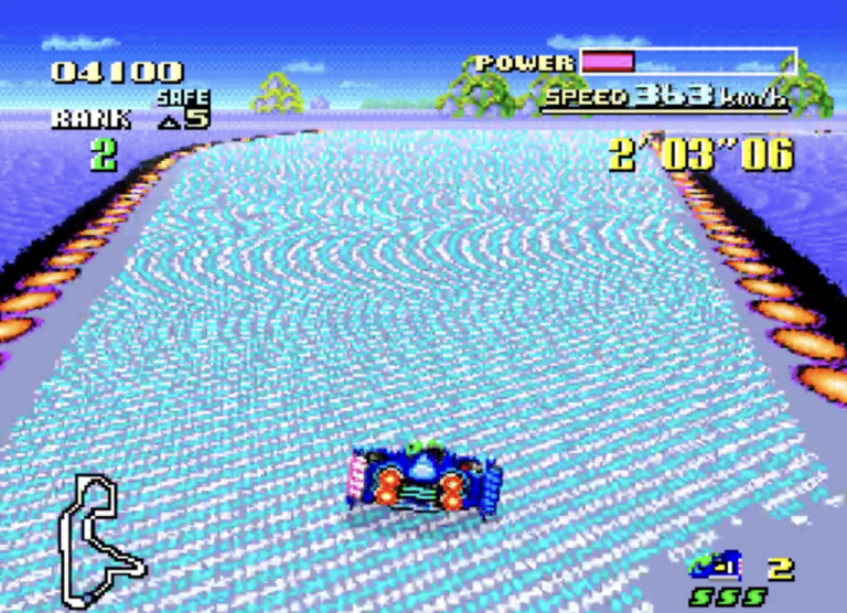 F-Zero racing as captain falcon.