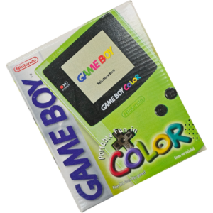 Box for the gameboy color kiwi bright neon green.